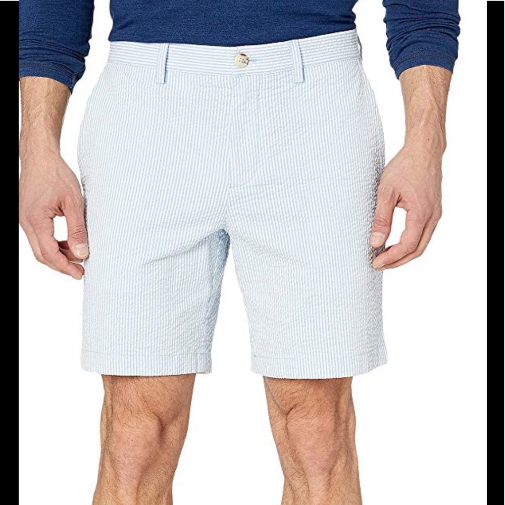 Southern Tide Gingham Seersucker Short NWT